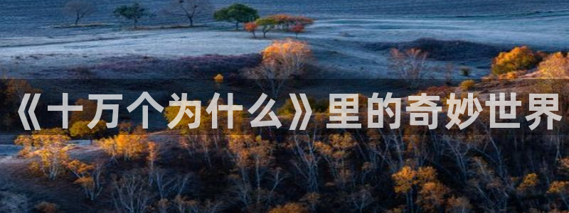 腐漫二次元：《十万个为什么》里的奇妙世界